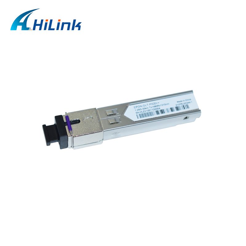 EPON OLT SFP Transceiver พร้อม PX20+ PX20++ PX20+++ สําหรับอัตราการส่งข้อมูล 1.25Gbps และการส่งข้อมูล 20KM