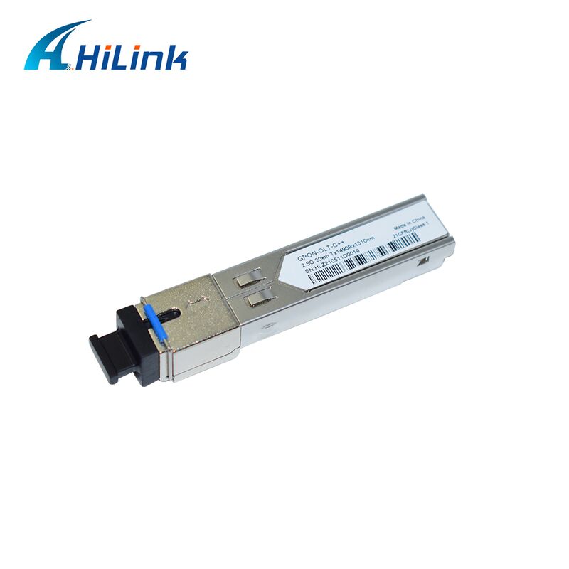 GPON OLT Transceiver SFP Module พร้อมผลิต 8dBm 9dBm และอัตราการส่งข้อมูล 2.5G
