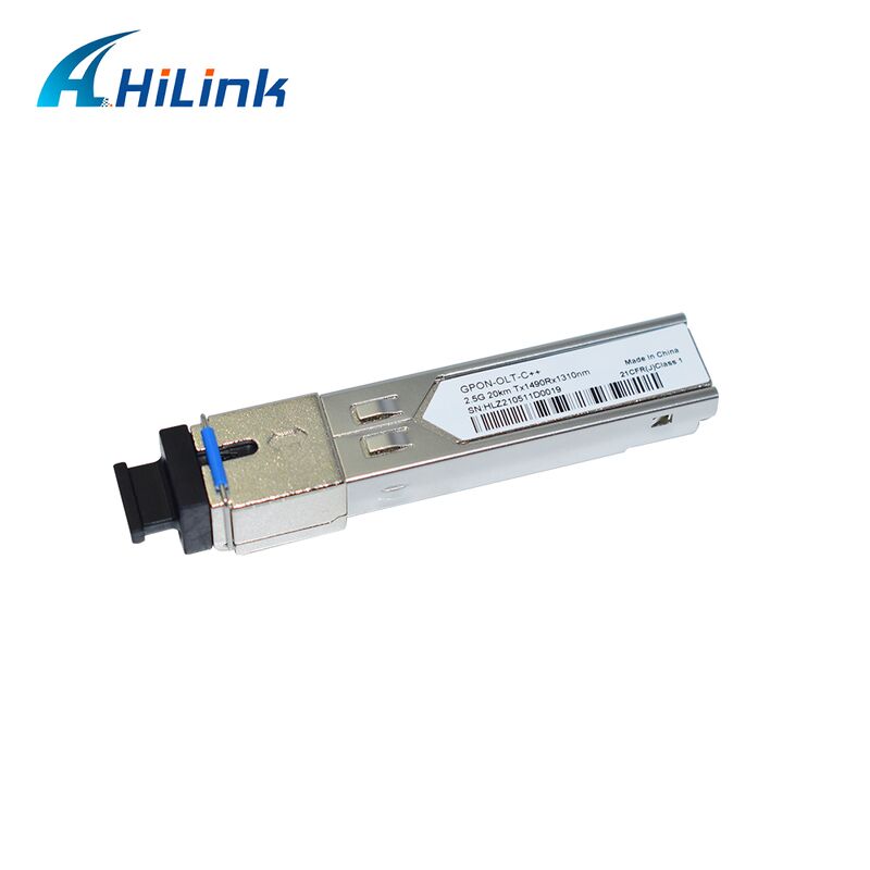 GPON OLT Transceiver SFP Module พร้อมผลิต 8dBm 9dBm และอัตราการส่งข้อมูล 2.5G