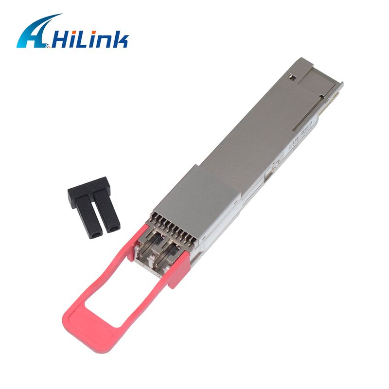โมดูลรับส่งสัญญาณออปติคัล Hilink 400G QSFP-DD ER4 พร้อมการส่งข้อมูล 40 กม. และความไว OMA <-14dBm สอดคล้องกับ RoHS