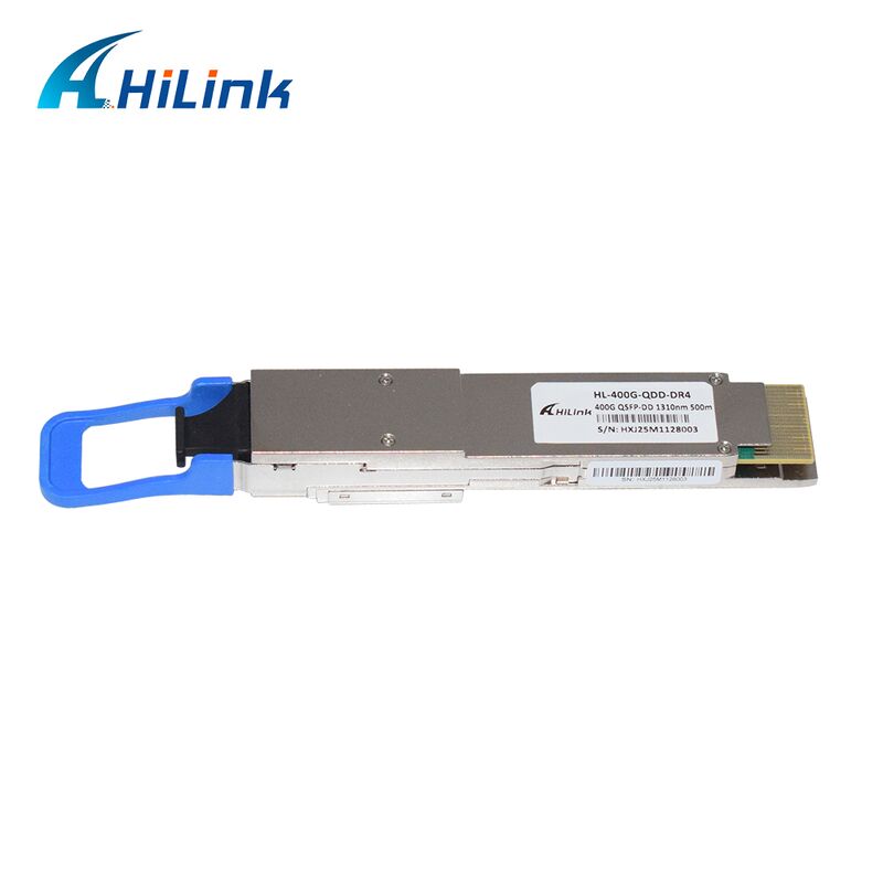 โมดูลรับส่งสัญญาณแสง Hilink HL-400G-QDD-DR4 400Gb/s 500M QSFP-DD DR4 MPO-12