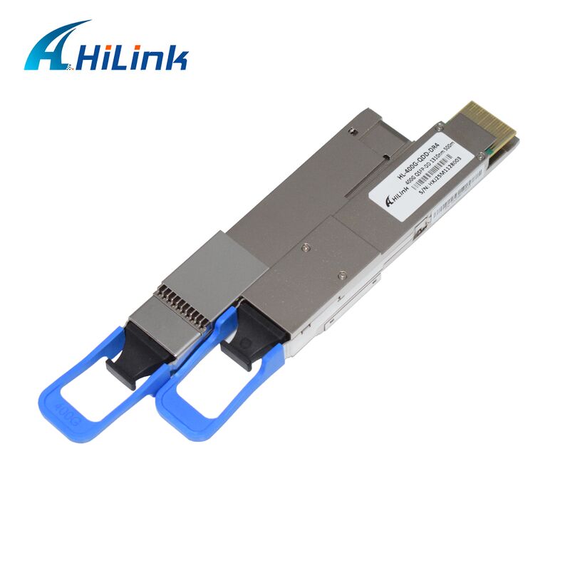 โมดูลรับส่งสัญญาณแสง Hilink HL-400G-QDD-DR4 400Gb/s 500M QSFP-DD DR4 MPO-12