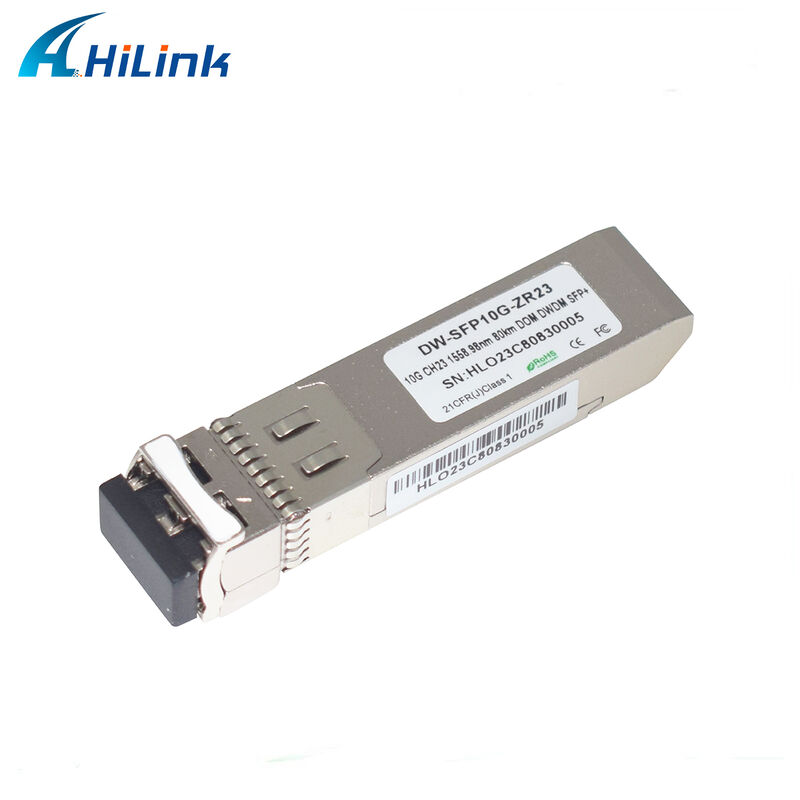 โมดูลทรานซีฟเวอร์ Hilink 10Gb SFP+ DWDM SFP 100GHZ CH17~61 ตัวเลือก 80 กม. LC ดูเพล็กซ์
