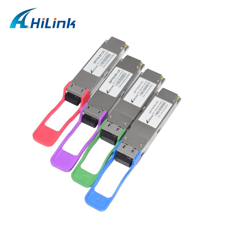 Hilink QSFP28-BX-UD40 100G BiDi Optical Transceiver ระยะ 40 กม. สำหรับแอปพลิเคชันดาต้าเซ็นเตอร์