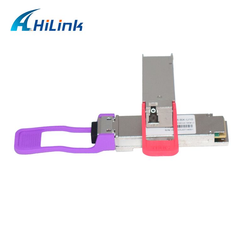 Hilink HL-QSFP28-100G-UD-10 100Gb/s QSFP28 LR BIDI 10km โมดูลตัวรับออปติกส์แลมบดาตัวเดียว