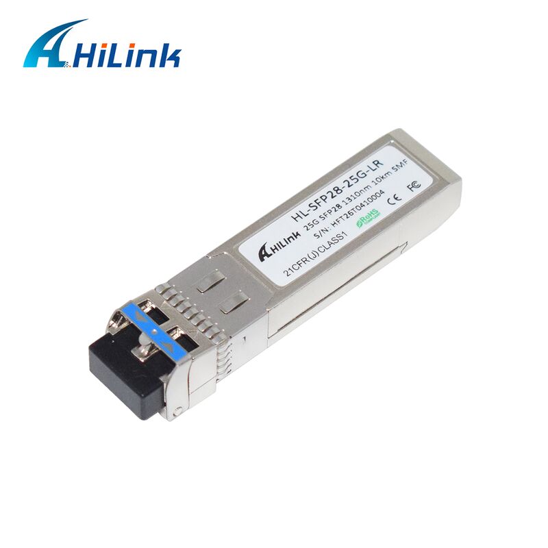 HL-SFP28-LR-10KM 25G SFP28 Transceiver ที่มีระยะทางการส่ง 10 กิโลเมตร อัตราการส่งข้อมูล 25.78Gbps และการบริโภคพลังงานต่ํา < 1.2W