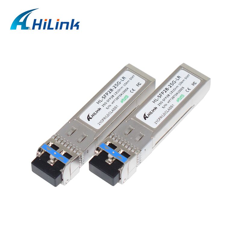 HL-SFP28-LR-10KM 25G SFP28 Transceiver ที่มีระยะทางการส่ง 10 กิโลเมตร อัตราการส่งข้อมูล 25.78Gbps และการบริโภคพลังงานต่ํา < 1.2W