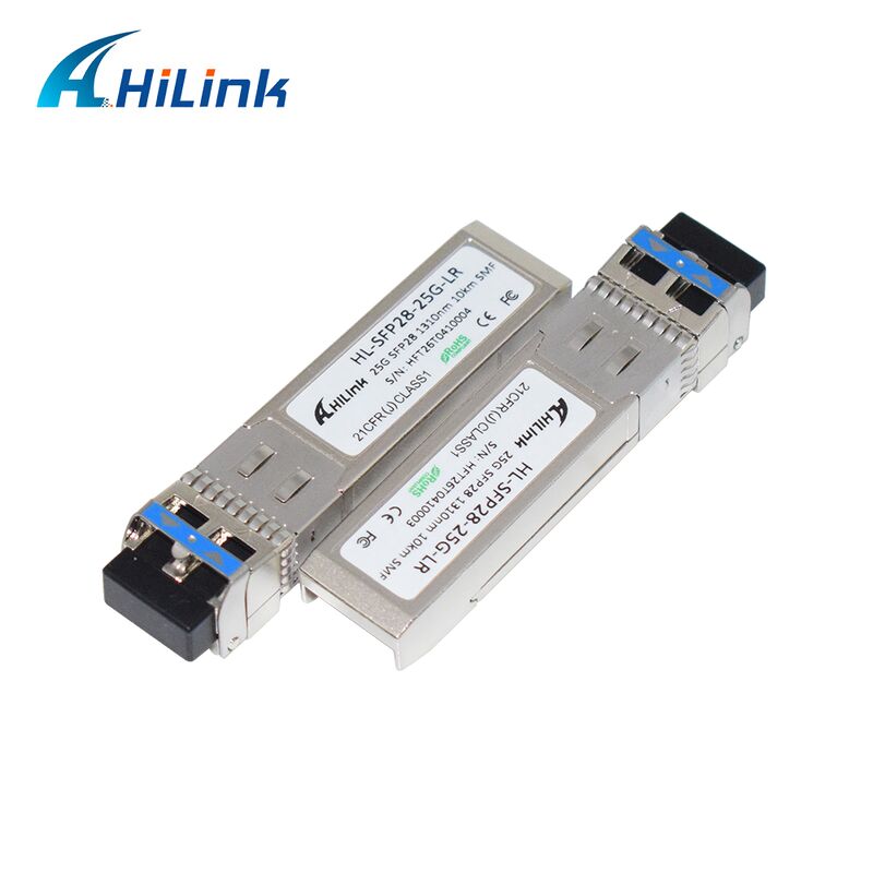 HL-SFP28-LR-10KM 25G SFP28 Transceiver ที่มีระยะทางการส่ง 10 กิโลเมตร อัตราการส่งข้อมูล 25.78Gbps และการบริโภคพลังงานต่ํา < 1.2W