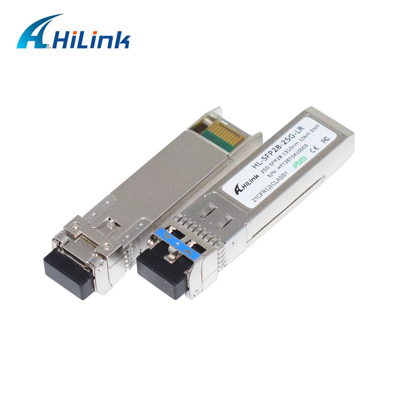 HL-SFP28-LR-10KM 25G SFP28 Transceiver ที่มีระยะทางการส่ง 10 กิโลเมตร อัตราการส่งข้อมูล 25.78Gbps และการบริโภคพลังงานต่ํา < 1.2W
