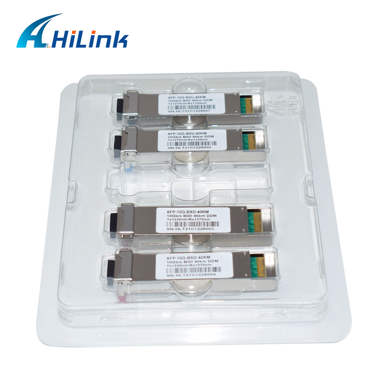 ตัวรับส่งสัญญาณ XFP สองทิศทาง 10Gb/s พร้อมระยะการเข้าถึง 40 กม. และฟังก์ชัน DDM สำหรับการส่งข้อมูลความเร็วสูง