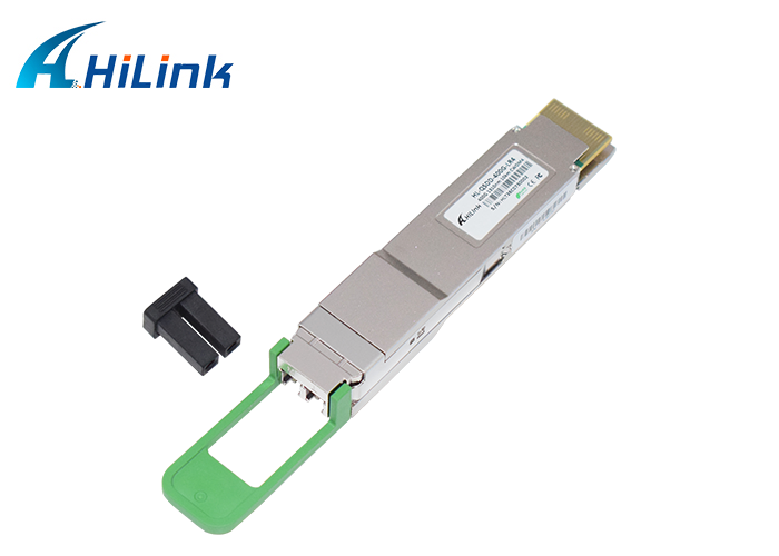 โมดูลรับส่งสัญญาณแสง 400G QSFP-DD LR4 ระยะส่งสัญญาณ 10 กม. ความยาวคลื่น 1310nm พร้อมหัวต่อ Duplex LC