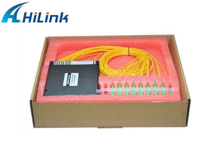 1270nm ~ 1610nm 16ch CWDM Mux Demux โมดูลแยกสูงด้วย LC / APC SC / APC เชื่อมต่อ