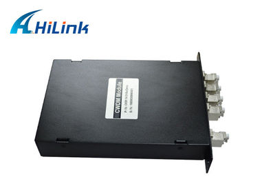 1470 - 1530 nm LGX Box CWDM Mux Demux โมดูล 4 ช่องด้วยตัวเชื่อมต่อ LC / APC