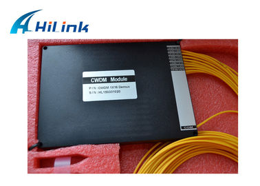 Single Single Fiber CWDM Multiplexer อุปกรณ์ช่องสัญญาณออพติคอลช่อง 8 ช่องพร้อมกล่อง ABS