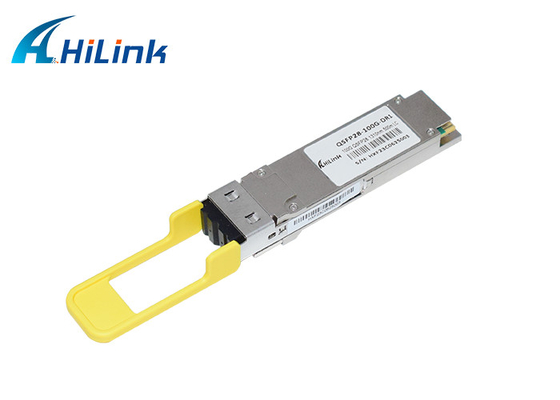 100Gb/S QSFP28 DR1 ตัวรับส่งสัญญาณออปติคัลแลมบ์ดาเดี่ยว 1310nm 500M พร้อม FEC HLQSFP28-100G-DR1