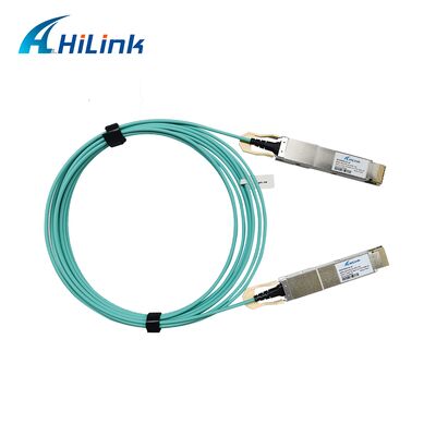 Hilink 400G QSFP-DD ไปยัง QSFP-DD สายไฟฟ้าออปติกแอคทีฟ RoHS Compliant AOC