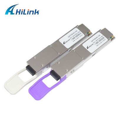 Hilink QSFP28-BX-U80/D80 โมดูลตัวรับออปติก BIDI ขนาด 100Gb/s มีความถี่ 80km สําหรับ Ethernet 100G