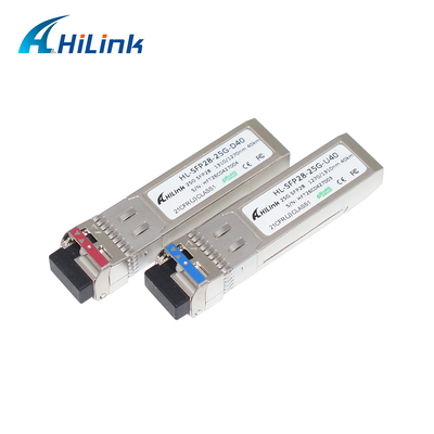 25GBASE SFP28 25G BIDI 10KM 1270/1330nm DML+PIN LC โมดูลออปติกอล
