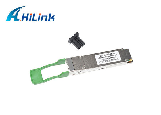 QSFP28 CWDM4 2KM 100G Qsfp + เครื่องรับส่งสัญญาณออปติคอล 100G ขั้วต่อ LC ที่เข้ากันได้โมดูล