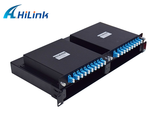 โซลูชัน WDM 18 ช่อง CWDM MUX 1U ชั้นวาง SC FC LC APC UPC PC